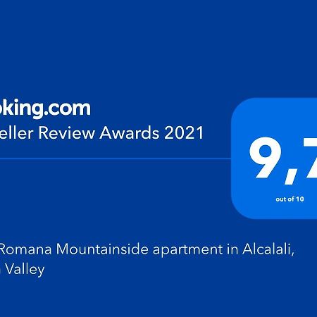Villa Romana Mountainside Apartment In Alcalali, Jalon Valley Ngoại thất bức ảnh