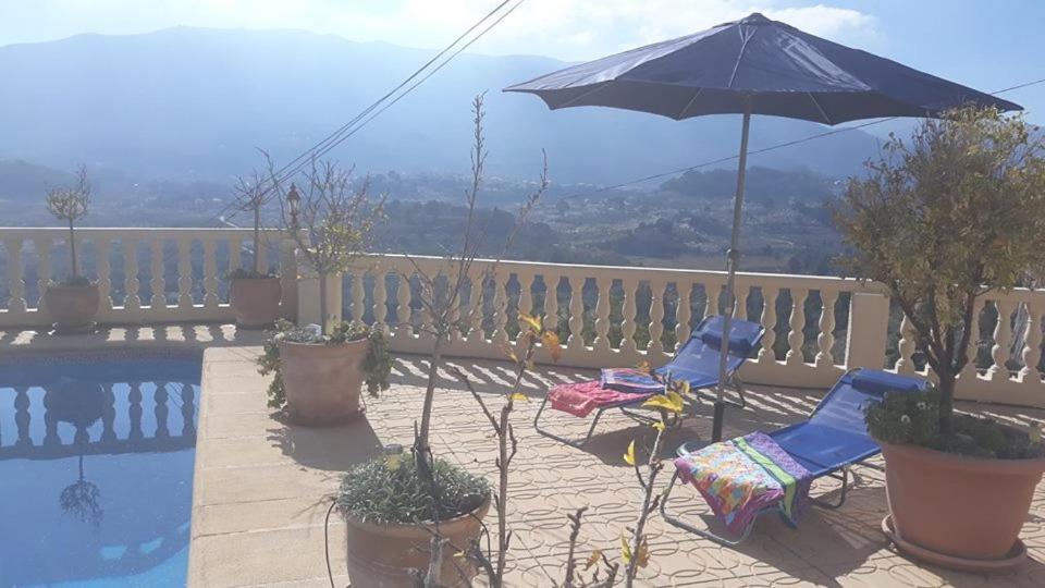Villa Romana Mountainside Apartment In Alcalali, Jalon Valley Ngoại thất bức ảnh